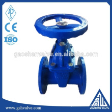 Non-rising stem resilient seated gate valve